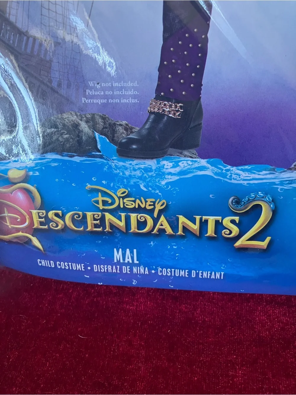 Dove Cameron Mal Disney Descendants 2 Costume Kids M 7 8 Halloween 2017 NEW.